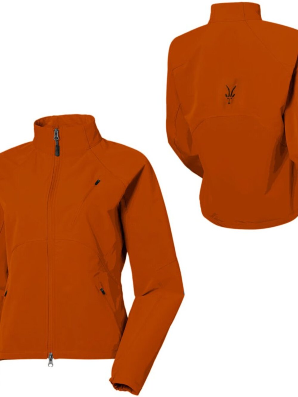 Ibex Climawool Pingo Jacket Womens Medium Rust Orange Merino Wool Softshell Zip